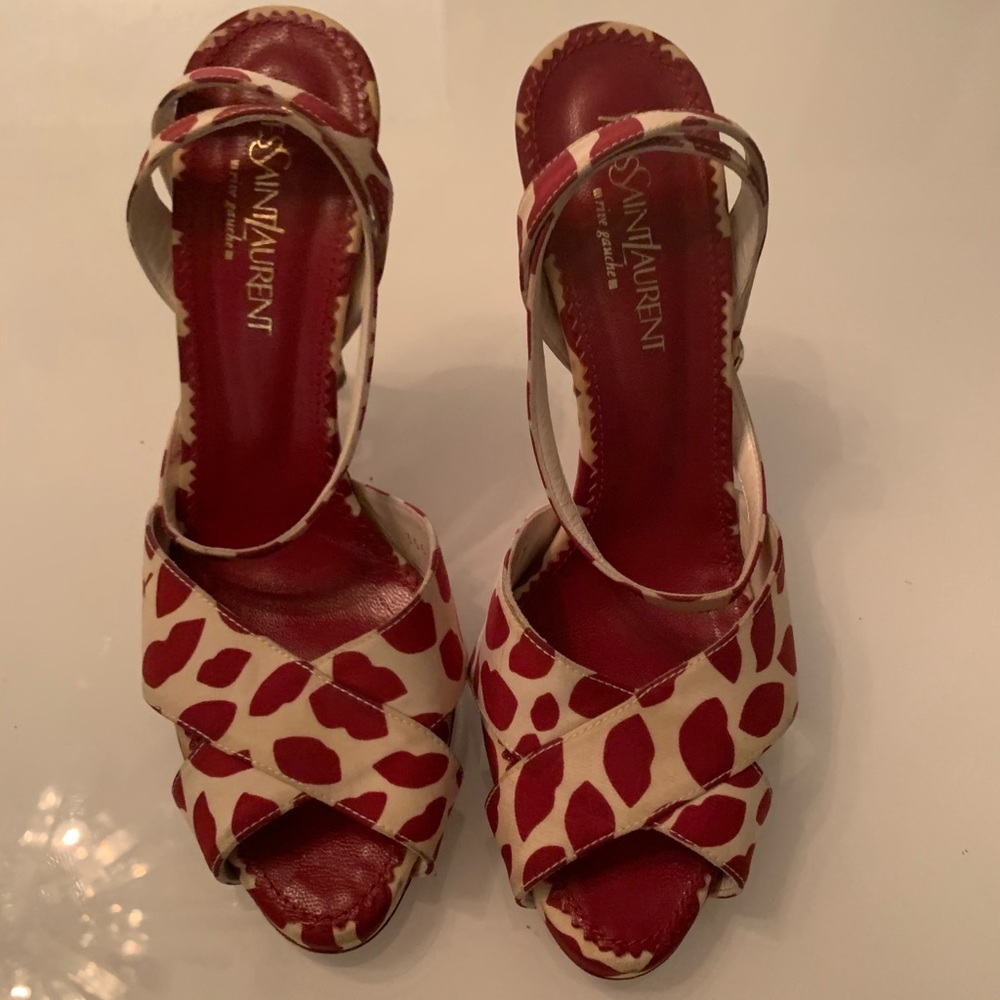 YSL red heels